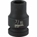 Channellock 1/2 In. Drive 7/16 In. 6-Point Shallow Standard Impact Socket 313149